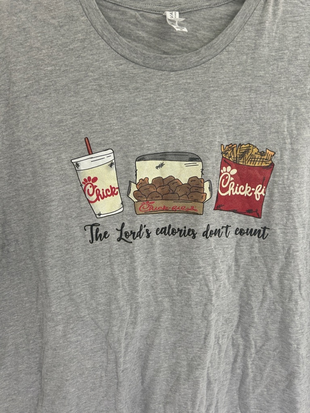 Bella Canvas Gray Crewneck Tee - Heather Gray